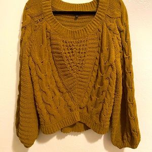 Mustard Yellow Express Sweater